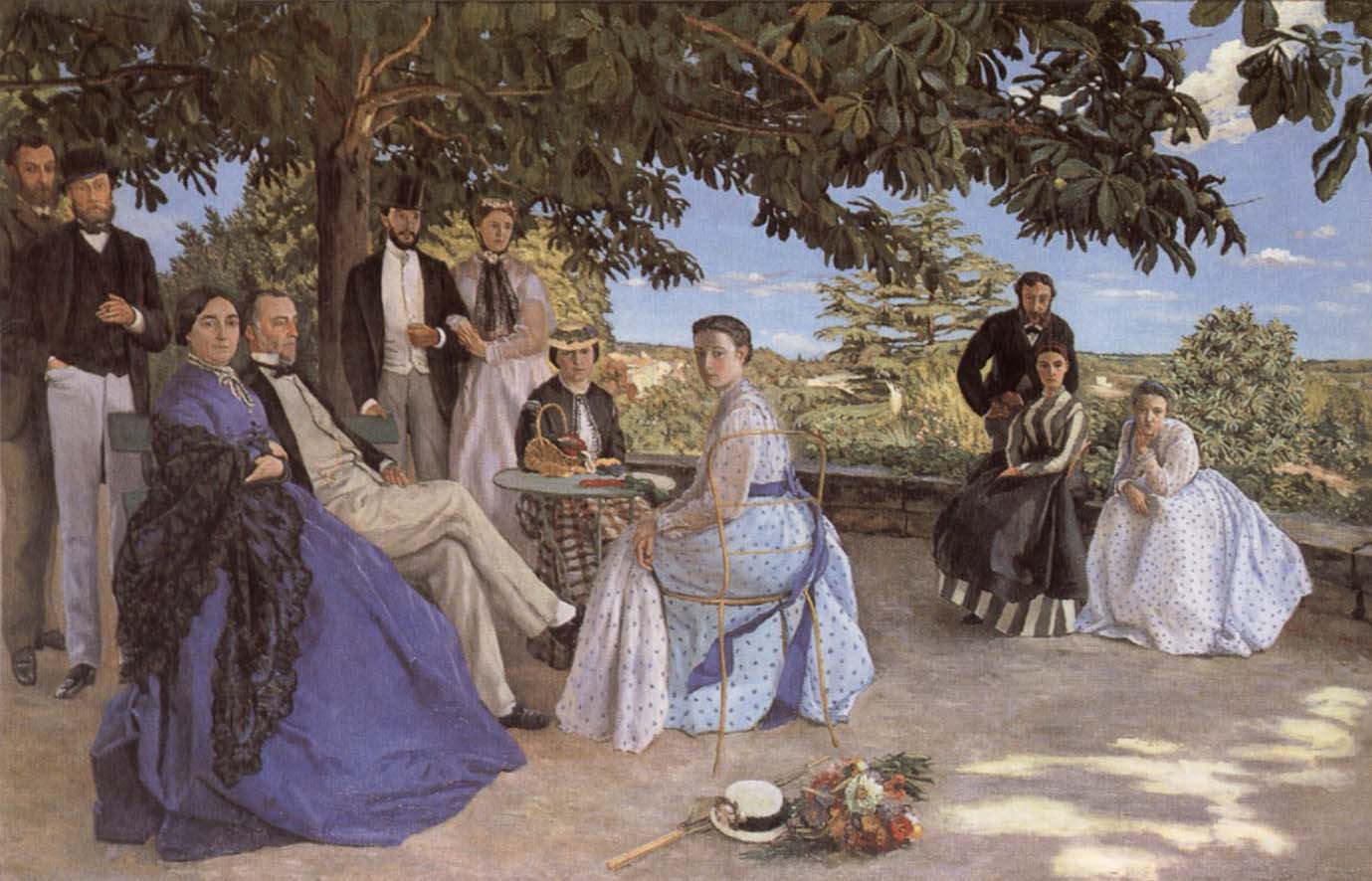 Frederic Bazille Family Reunion